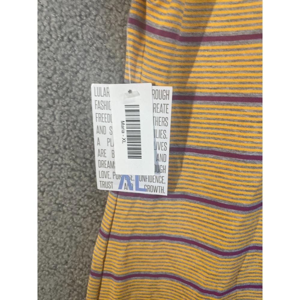 LuLaRoe Size XL Maria Maxi Multi-color Bright NWT, New - Picture 5 of 7